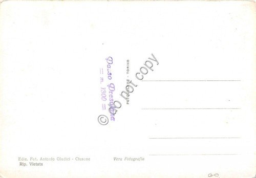 Cartolina Cantoniera della Presolana Albergo Alpino al Passo Alta Valseriana