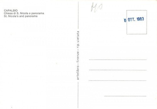 Cartolina Capalbio Chiesa San Nicola Panorama | Immagine Gallery 2