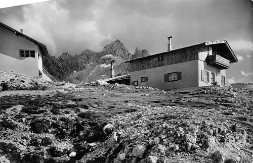 Cartolina Capanna Tondi di Faloria 1936