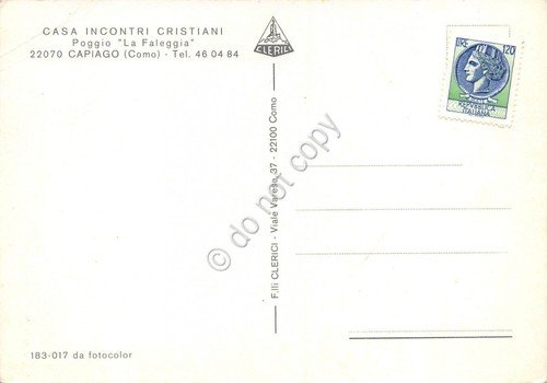 Cartolina Capiago Como Casa Incontri Cristiani Poggio La Faleggia | Immagine Gallery 2