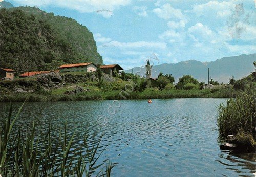 Cartolina Capo di Lago Lago Moro 1971 (Brescia)
