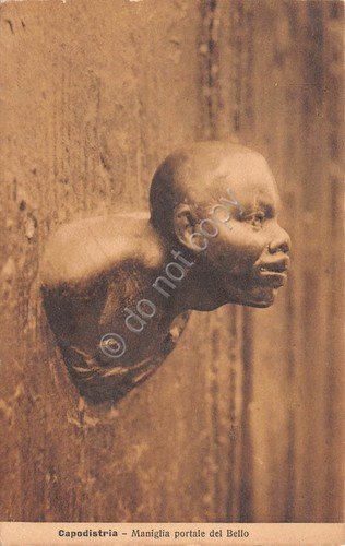 Cartolina Capodistria Maniglia Portale del Bello 1937 Istria Slovenia | Immagine principale
