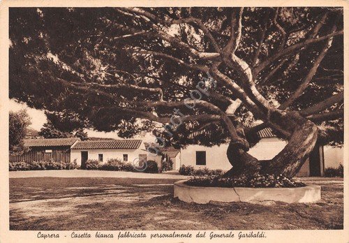 Cartolina Caprera Casetta bianca fabbricata da Garibaldi | Immagine principale
