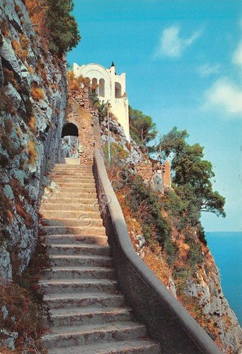 Cartolina Capri Anacapri San Michele scala | Immagine principale