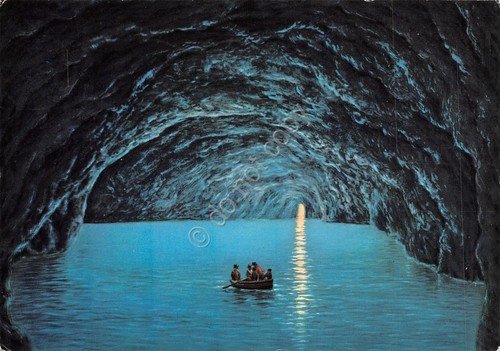 Cartolina Capri Grotta Azzurra 1967 Barca (Napoli) | Immagine principale