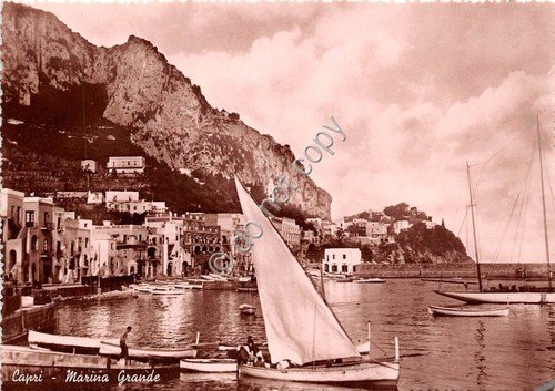 Cartolina Capri Marina Grande (Napoli)