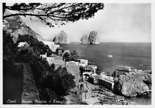 Cartolina Capri Marina Piccola e Faraglioni Fotocartolina Fotocelere