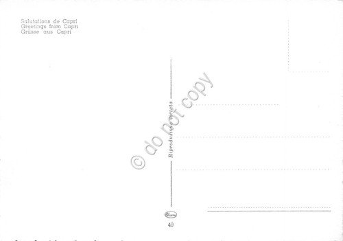 Cartolina Capri vedute varie grafica 2 anni '60 | Immagine Gallery 2