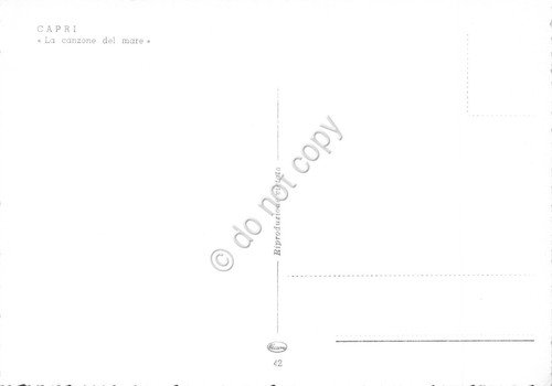 Cartolina Capri vedute varie grafica pin up centro anni '60