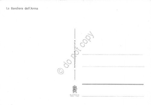 Cartolina Carabinieri La Bandiera dell'Arma | Immagine Gallery 2