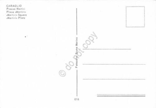 Cartolina Caraglio Valle Grana Piazza Martiri
