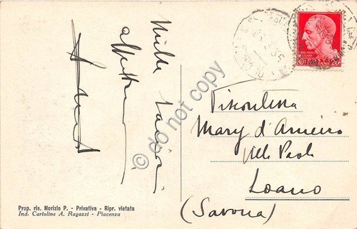 Cartolina Caramanico Chiesa S. M. Maggiore 1935