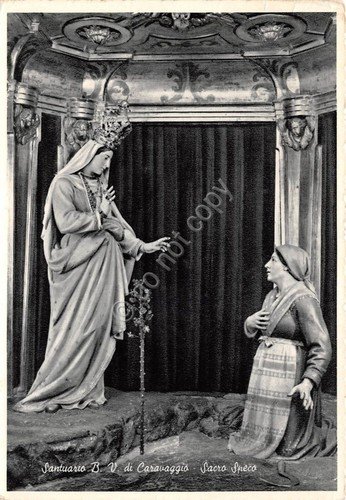 Cartolina Caravaggio Santuario Sacro Speco 1961 (Bergamo) | Immagine principale