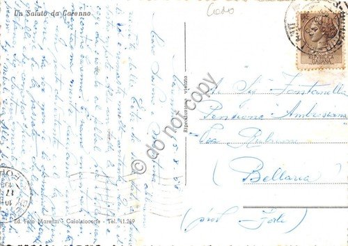 Cartolina Carenno e Contrafforti del Resegone 1958 (Lecco) | Immagine Gallery 2