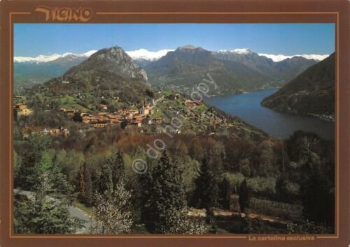 Cartolina Carona Monte San Salvatore Lago di Lugano