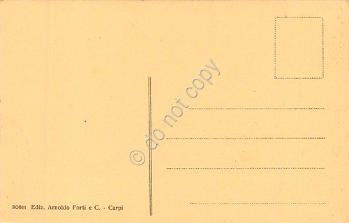 Cartolina Carpi Panorama anni '20
