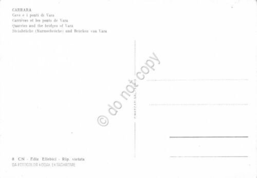 Cartolina Carrara Cave e Ponti di Vara