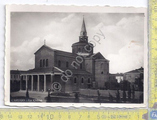Cartolina Carugo - Chiesa - anni '50 (Milano)