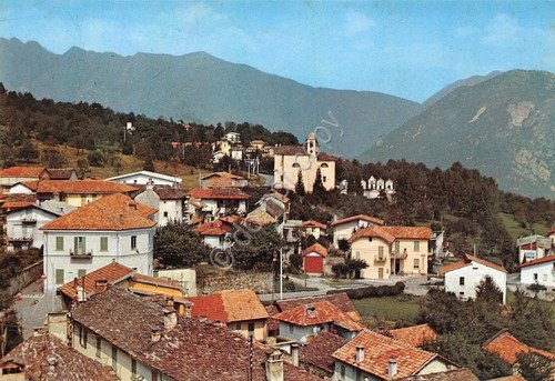 Cartolina Casale Corte Cerro Panorama