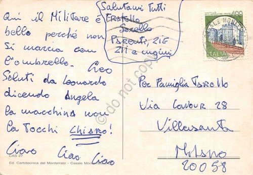 Cartolina Casale Monferrato 4 vedute (Alessandria) | Immagine Gallery 2