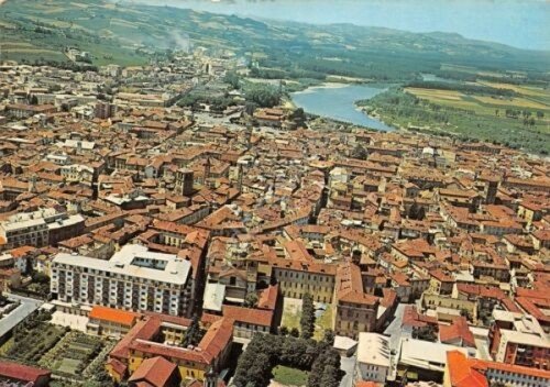 Cartolina Casale Monferrato veduta aerea 1978 (Alessandria) | Immagine principale
