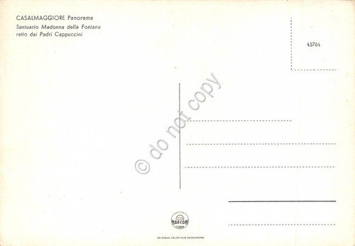 Cartolina Casalmaggiore Panorama Santuario Madonna della Fontana | Immagine Gallery 2