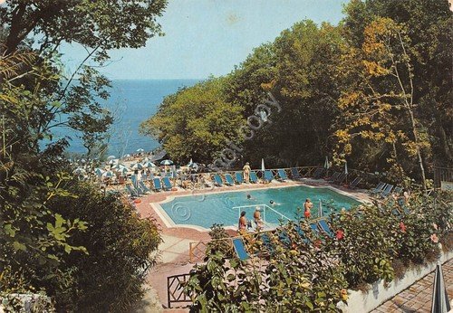 Cartolina Casamicciola Parco Termale Castiglione Piscina 1992 (Napoli)