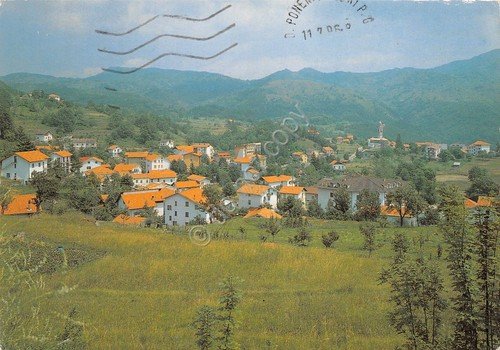 Cartolina Casanova Val Trebbia panorama 1996 (Genova)