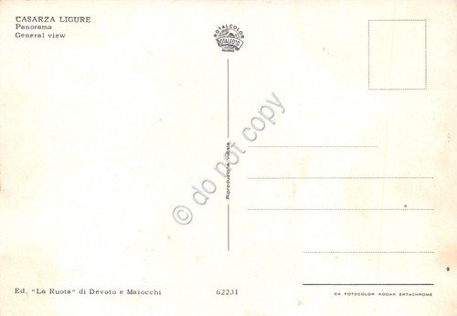 Cartolina Casarza Ligure panorama (Genova) | Immagine Gallery 2