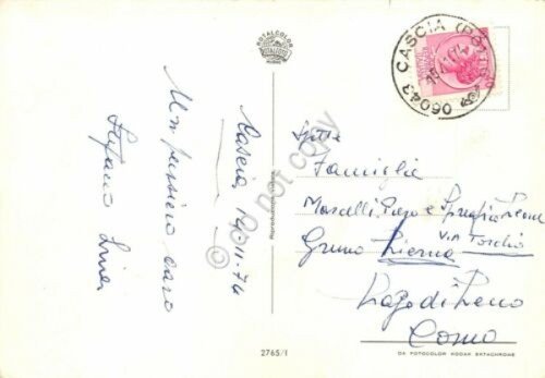 Cartolina Cascia Santa Rita vedute telegramma 1974 (Perugia) | Immagine Gallery 2