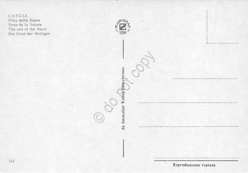Cartolina Cascia Urna di Santa Cascia | Immagine Gallery 2