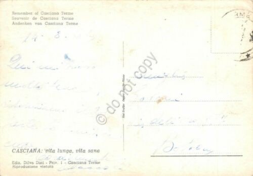 Cartolina Casciano Terme vedute 1962 (Pisa) | Immagine Gallery 2
