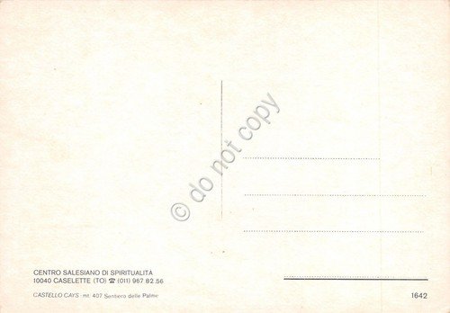 Cartolina Caselette Centro Spirituale Salesiano