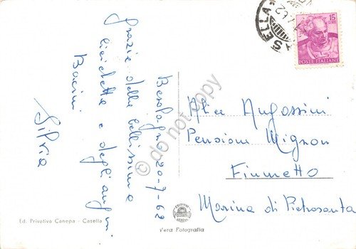 Cartolina Casella Scrivia Istituto Dorotee già Castello 1962 | Immagine Gallery 2