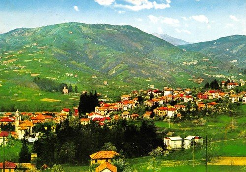 Cartolina Casella Valle Scrivia panorama