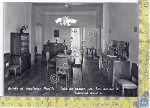 Cartolina Caserta - Scuola Magistero Professionale - anni '50