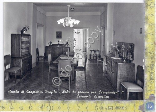 Cartolina Caserta - Scuola Magistero Professionale - anni '50 | Immagine principale
