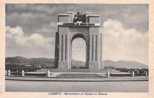 Cartolina Caserta Monumento ai Caduti in Guerra anni '40