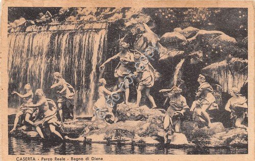 Cartolina Caserta Parco Reale Bagno di Diana | Immagine principale