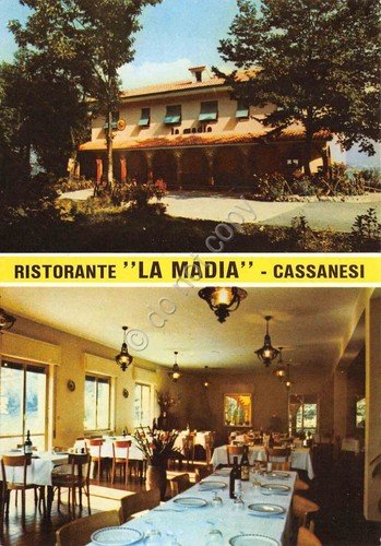 Cartolina Cassanesi Tribogna Ristorante La Madia vedute