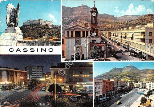 Cartolina Cassino Vedutine Hotel Florida 1962 | Immagine principale