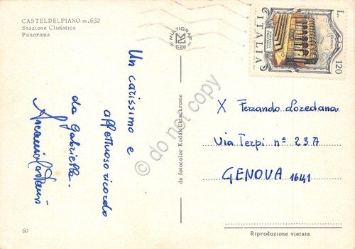 Cartolina Casteldelpiano Panorama VG (Grosseto) | Immagine Gallery 2