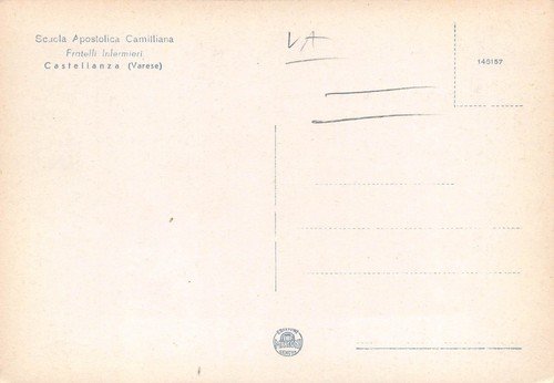 Cartolina Castellanza Scuola Apostolica Camilliana Vedutine