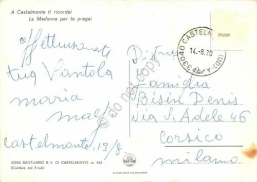 Cartolina Castelmonte vedute 1970 (Udine) | Immagine Gallery 2