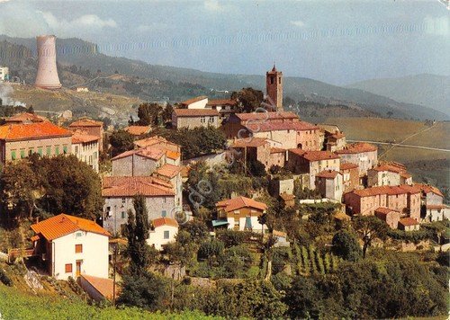 Cartolina Castelnovo Val di Cecina panorama paese case paese anni … | Immagine principale