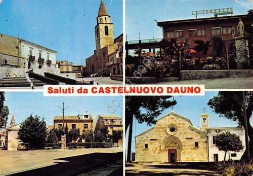 Cartolina Castelnuovo Dauno vedute Le Terrazze | Immagine principale