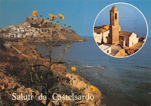 Cartolina Castelsardo panorama1985 | Immagine principale