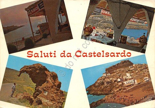 Cartolina Castelsardo vedute 1980 (Sassari) | Immagine principale
