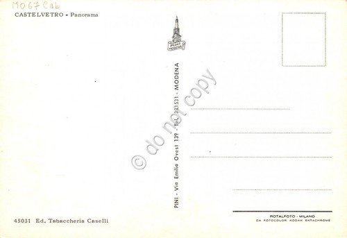 Cartolina Castelvetro Panorama | Immagine Gallery 2