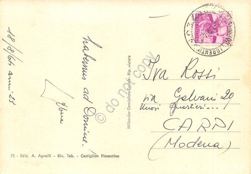 Cartolina Castiglion Fiorentino vedute varie 1964 | Immagine Gallery 2